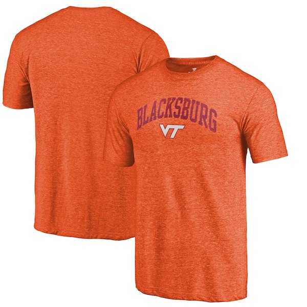 Virginia Tech Hokies Fanatics Branded Orange Arched City Tri Blend T-Shirt,We sell and wholesale Virginia Tech Hokies Fanatics Branded Orange Arched City Tri Blend T-Shirt on line form chian!